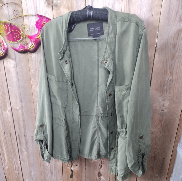 Green women's jacket by Sanctuary size L - Picture 2 of 7